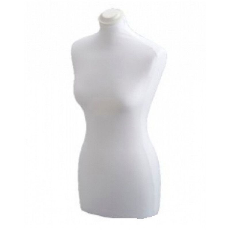 Buste couture femme tissu blanc sans base : Bust shopping