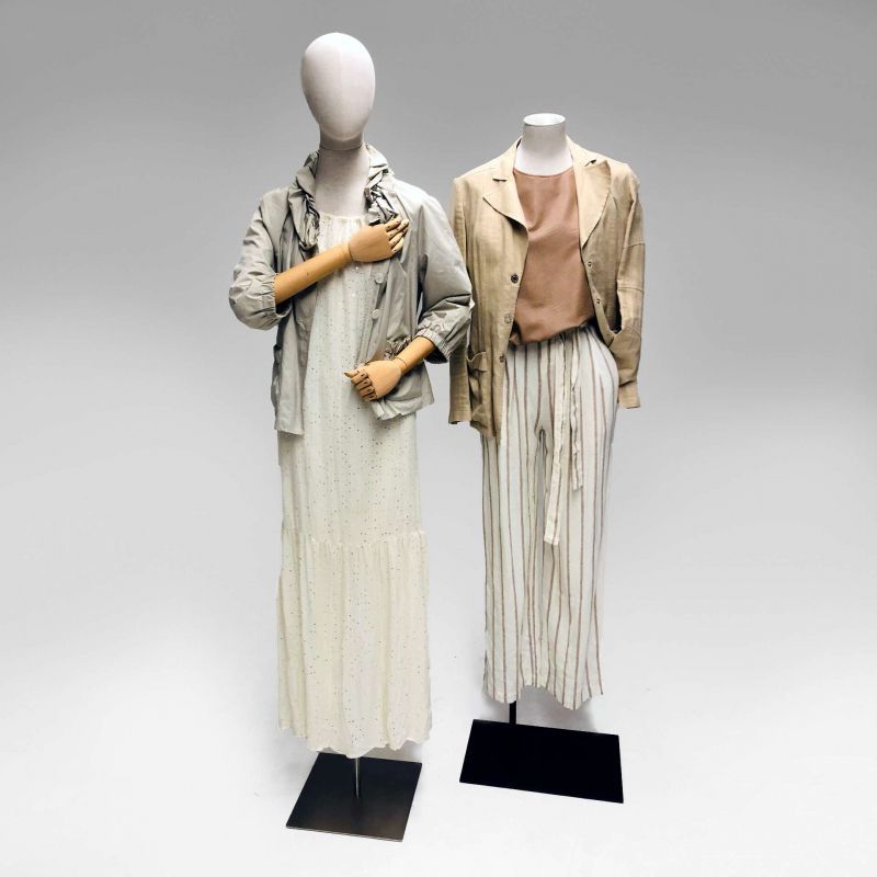 Image 2 : Buste couture femme toile écru ...