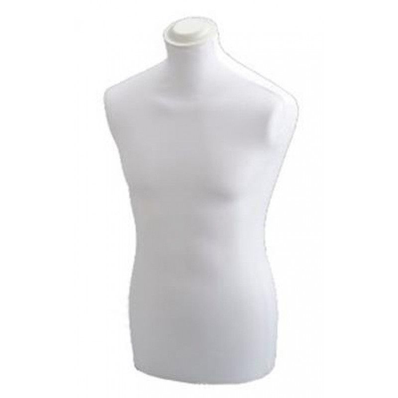 Buste couture homme tissu blanc sans base : Bust shopping