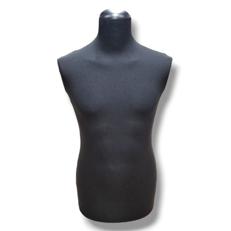 Buste couture homme tissu noir sans base : Bust shopping