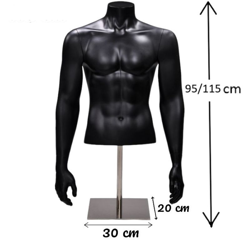 Image 1 : Buste de mannequin homme coloris ...