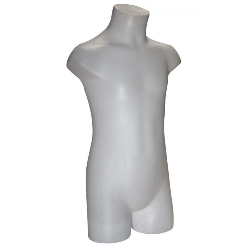 Buste enfant 7-9 ans couleur blanche en plastique : Bust shopping