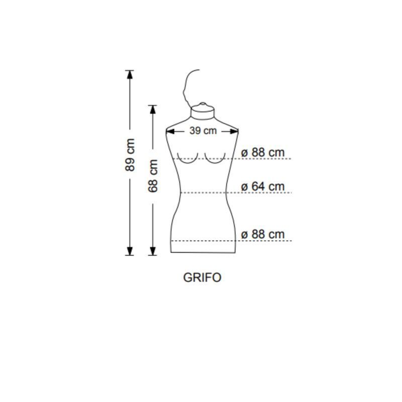 Image 2 : Buste femme en cuir écologique ...
