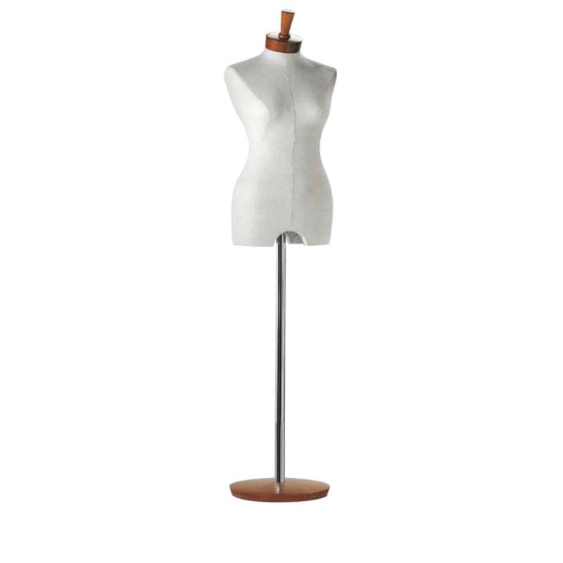 Buste femme en lin et tenon en bois : Bust shopping