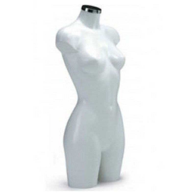 Buste femme en plastique disponible en plusieurs coloris sur notre ... Buste femme en plastique blanc avec depart epaule : Bust shopping