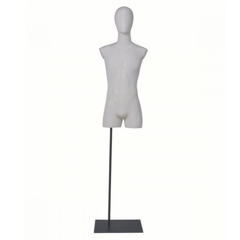 Buste homme avec tissu en lin : Bust shopping