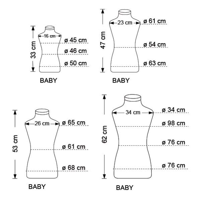 Image 2 : Buste tissu 6 ans base ...