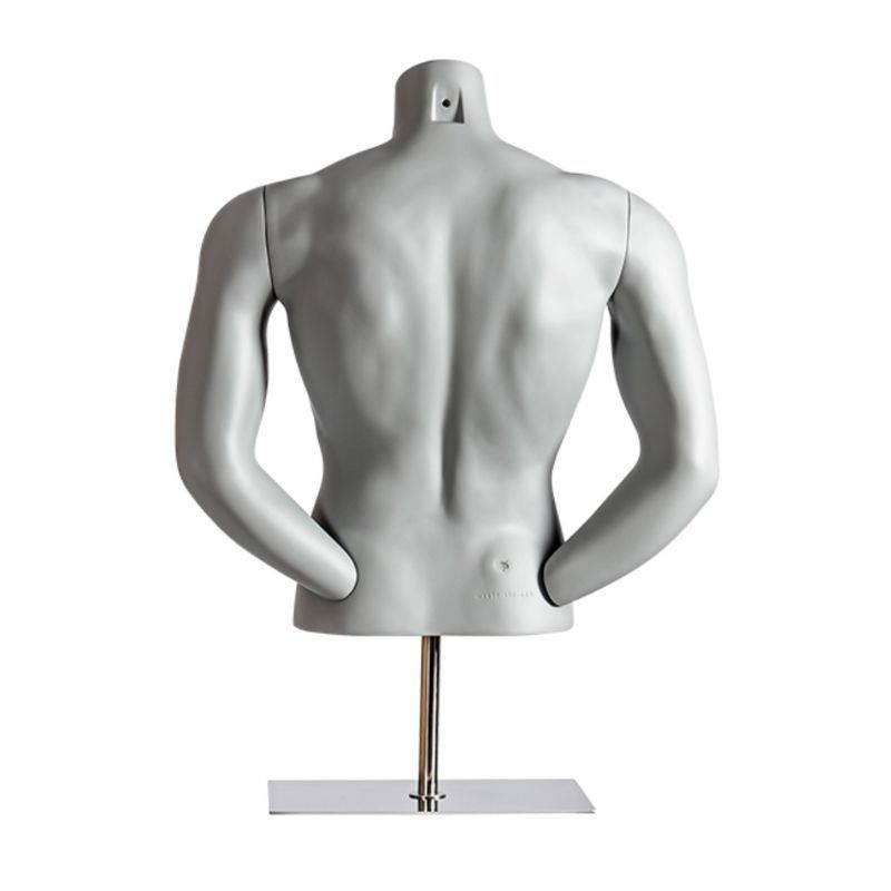 Image 1 : Buste vitrine homme sport gris ...