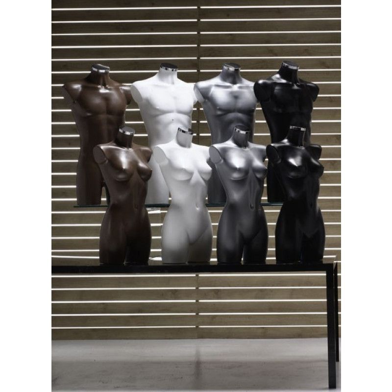 Image 1 :  Busti donna plastico grigio.