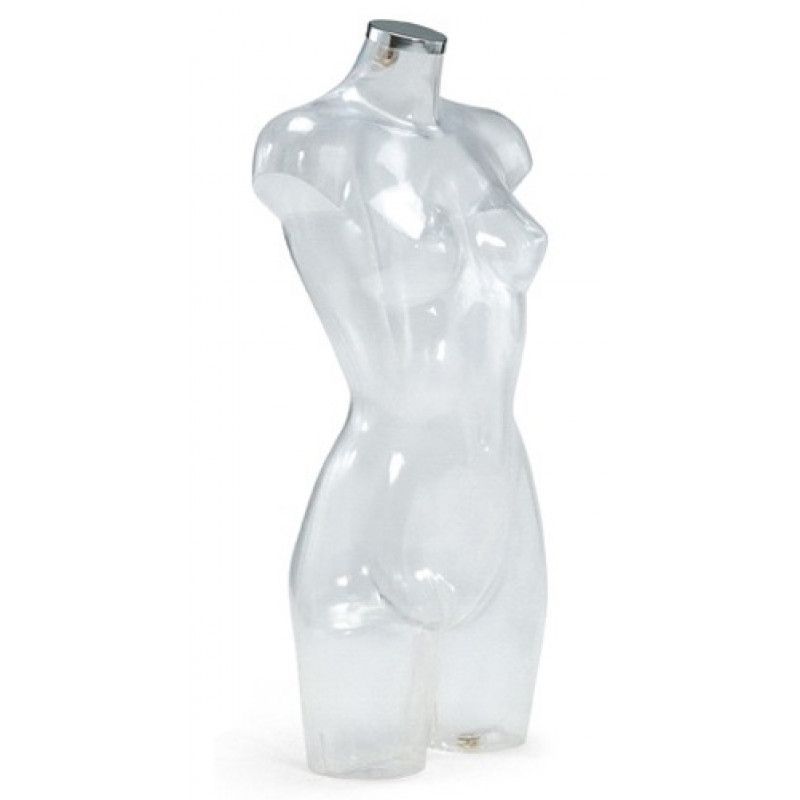 Busto di donna in plastica per il negozio.
Busto trasparente ... Busti donna transparente : Bust shopping