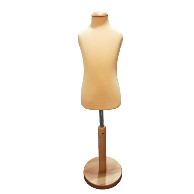 Busto in tessuto color crema. Questo busto per bambini di ... Busti sartoriale bambino de 6-8 ani : Bust shopping