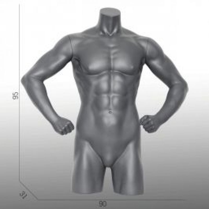 Image 1 : Manichino uomo sportivo torso con ...