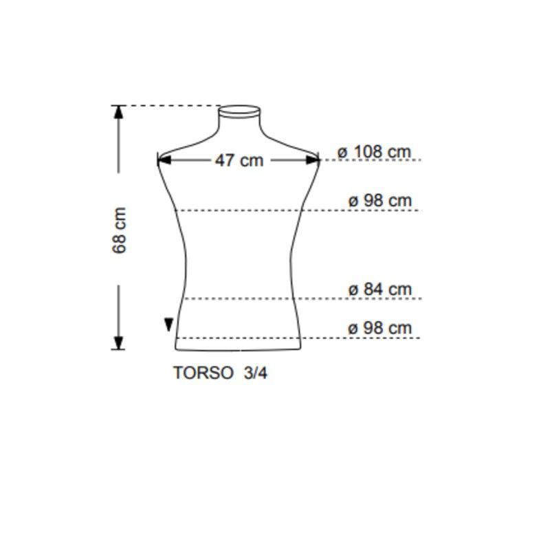Image 2 : Manichino maschio Torso in pelle ...