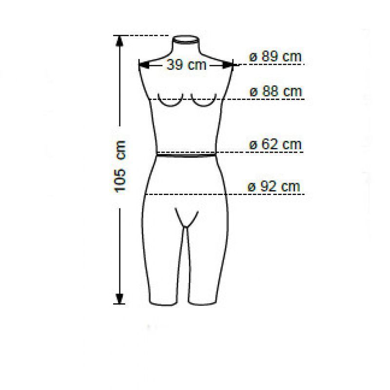 Image 1 : Busto de maniqui femenino en ...