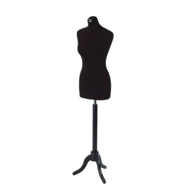 Busto de costurera senora tejido negro : Bust shopping