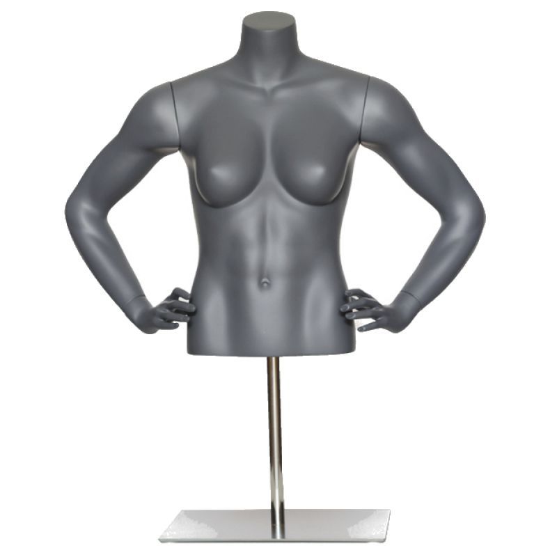 Busto de maniquies deportivo senora con base : Bust shopping