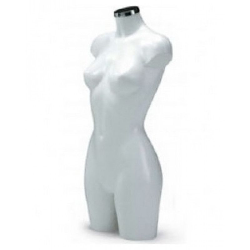 Image 1 : Busto donna in pvc bianco ...