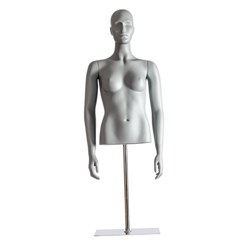 Image 3 : Busto donna sport corto - grigio ...