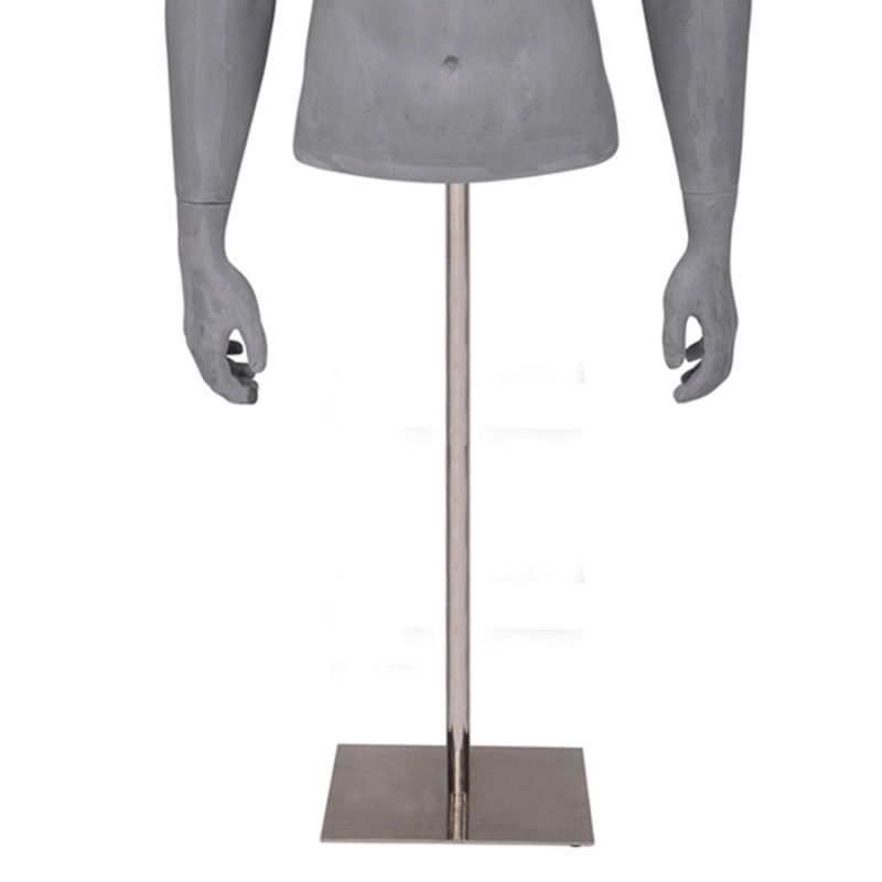 Image 2 : Busto hombre gris con brazos ...
