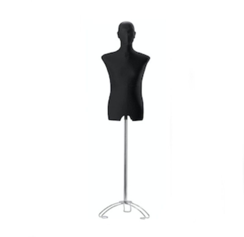 Busto in tessuto manichino uomo nero : Bust shopping