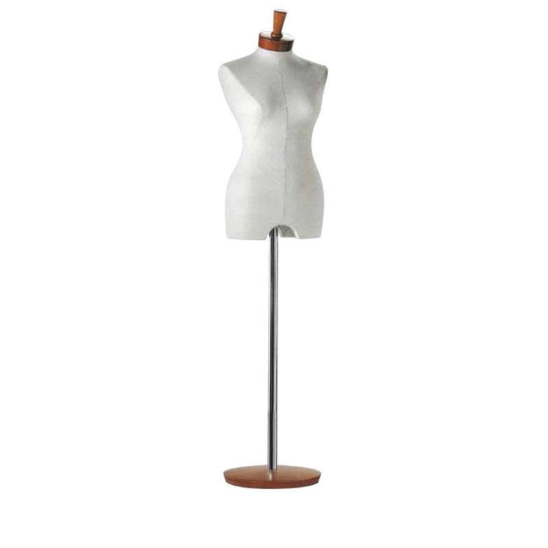 Busto mujer en lino y capucha de madera : Bust shopping