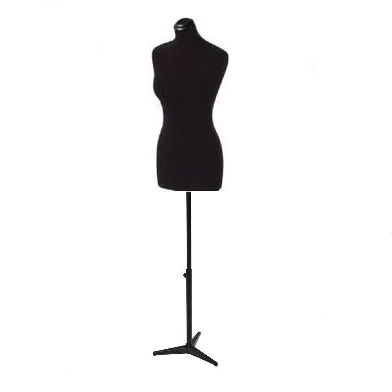 Busto sartoriale treppiede nero donna