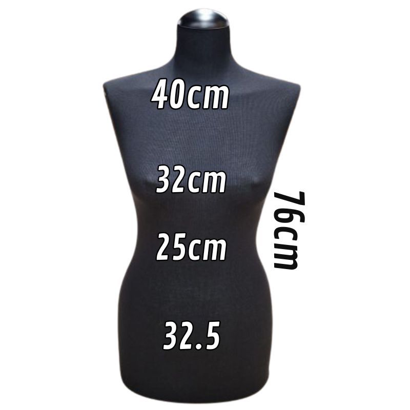 Image 1 :  Busto sartoriale uomo nero.