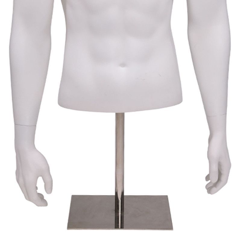 Image 1 : Busto uomo bianco con braccia ...