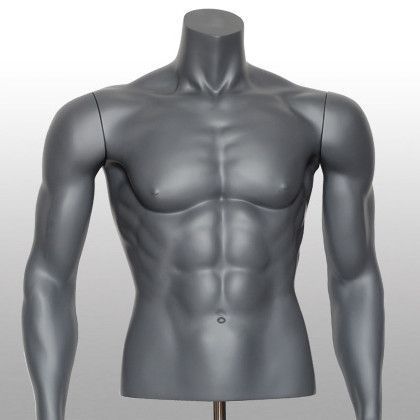 Image 1 : Busto uomo -Grigio RAL 7024 ...