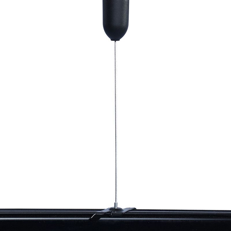 Câble suspendu pour rail triphasé de couleur noire : Spots