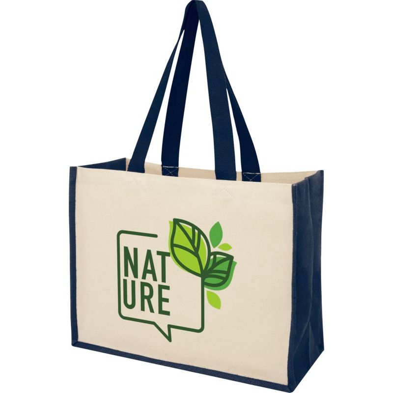 Canvas and jute bag 320g - 23L 42.50x19x32cm : Tote bags