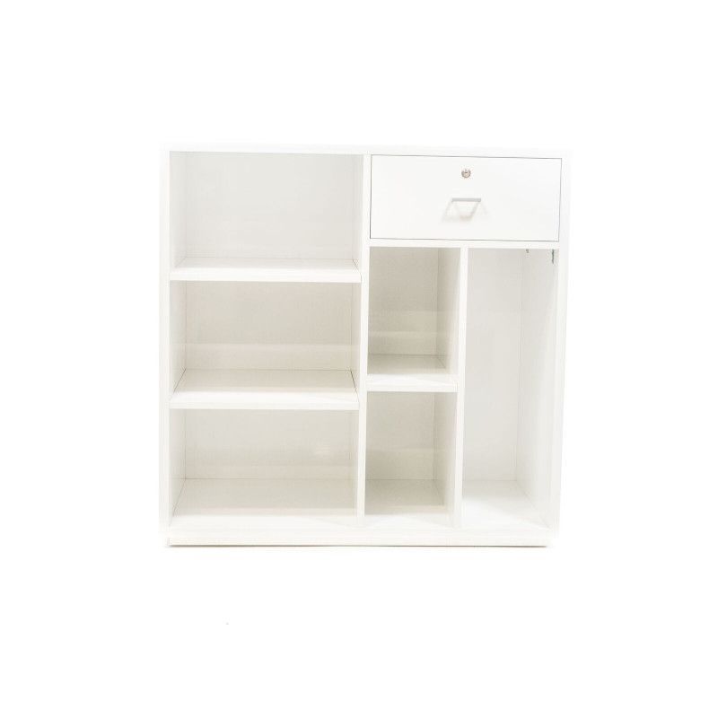 Image 2 : Small white cabinet. Dimensions: 290 ...