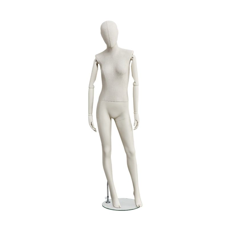 Casual woman vintage display mannequin : Mannequins vitrine