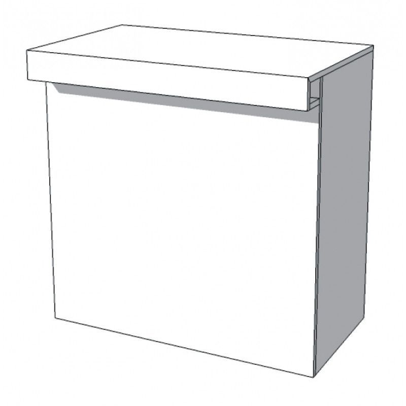Central part white counter : Mobilier shopping