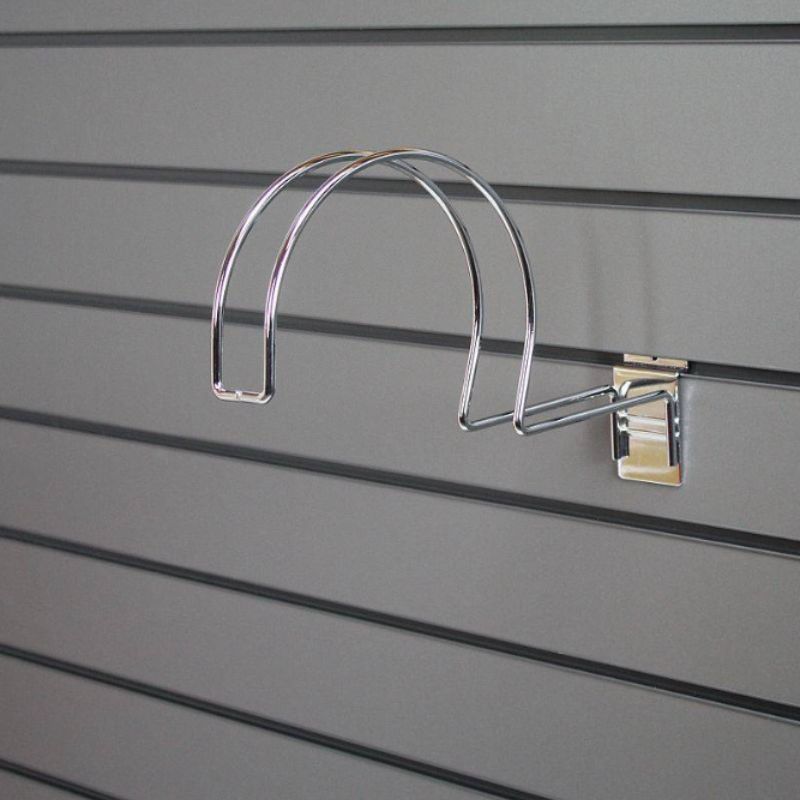 Image 3 : Chrome-plated helmet holder, The ...