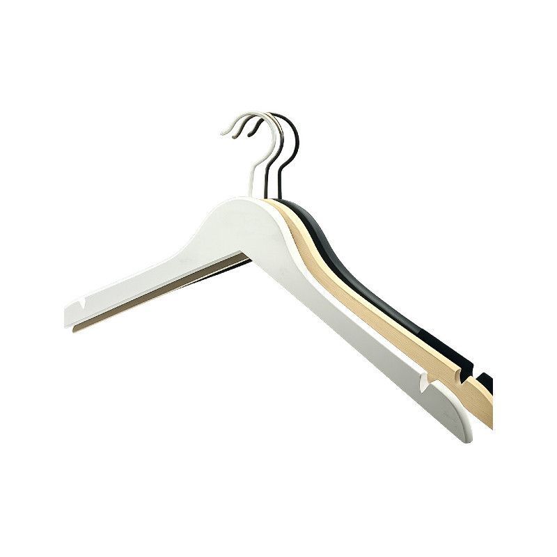 Image 6 : Cintre bois noir 44 cm ...