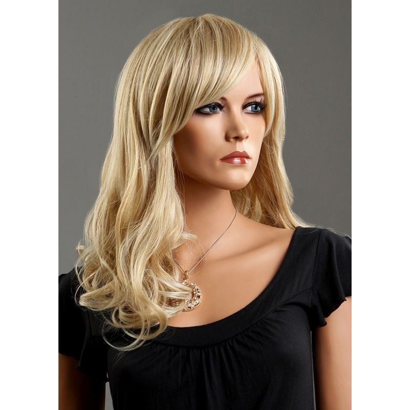 Image 4 : Classic blond female mannequin wig ...