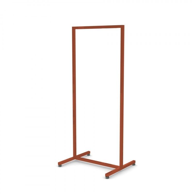 Clolthing rail copper finish 60cm x 155cm : Portants shopping