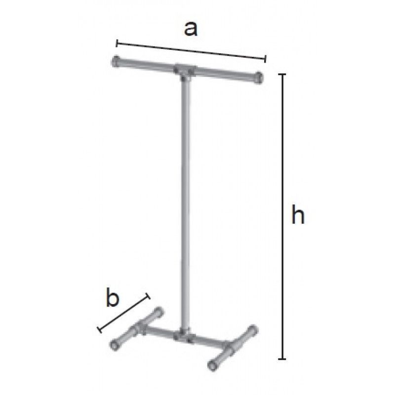 Image 1 : Clothes hanging rack 2 sides ...