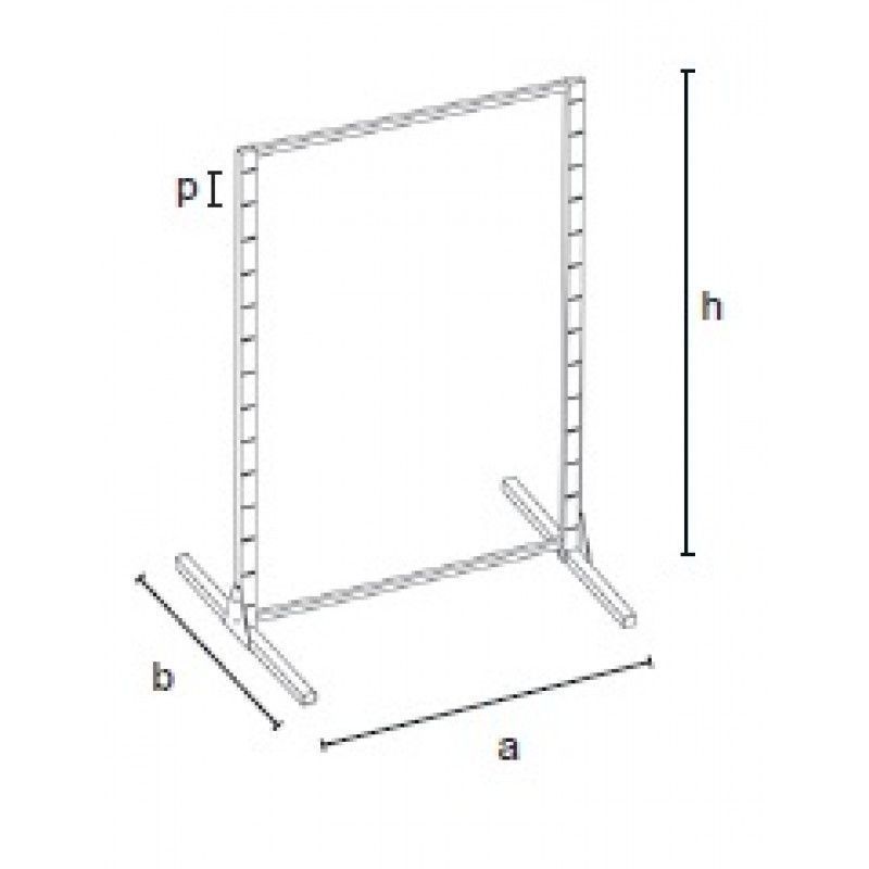 Image 2 : Black metal rack with rack ...