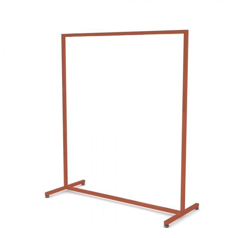 Clothing rail 120 cm x 155cm cooper finish : Portants shopping