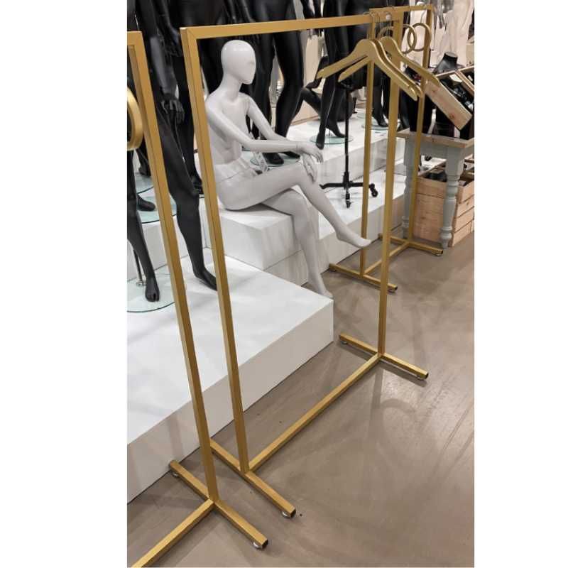 Image 2 : Professional clothes racks gold finish ...