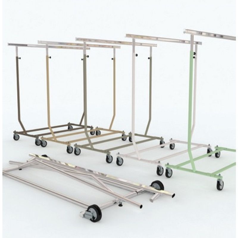 clothing rail with wheels : Portants shopping