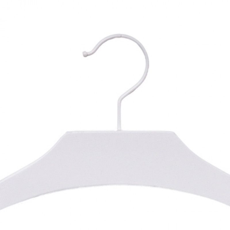 Image 1 : 10 hangers white, white hook ...
