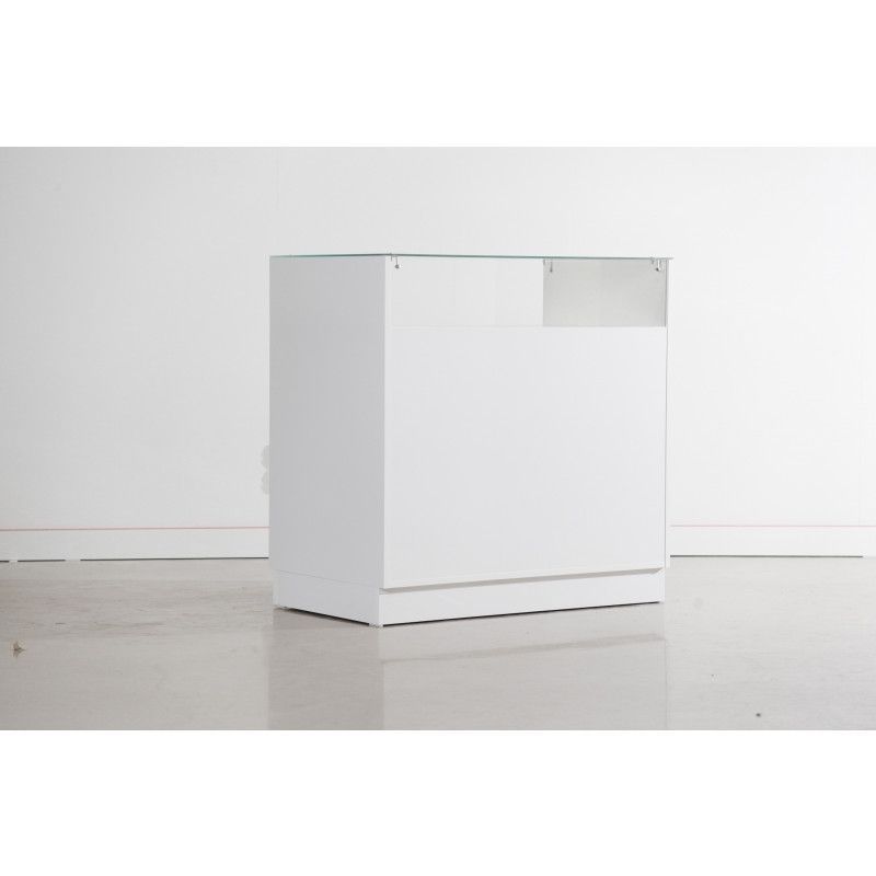 Image 2 : Comptoir moderne coloris blanc avec ...