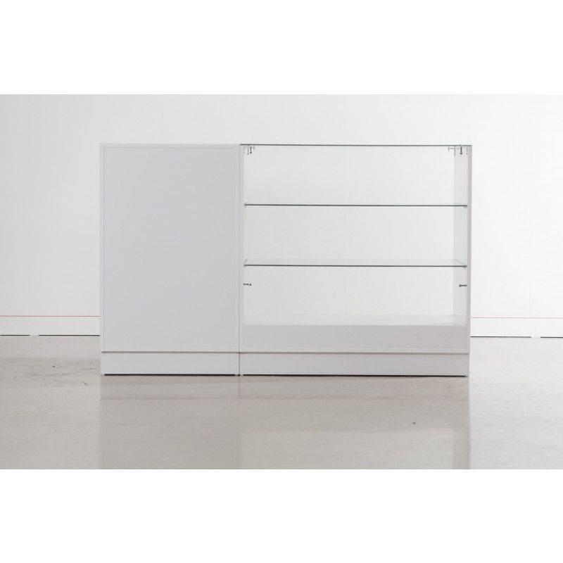 Comptoir magasin blanc 160 cm : Comptoirs shopping