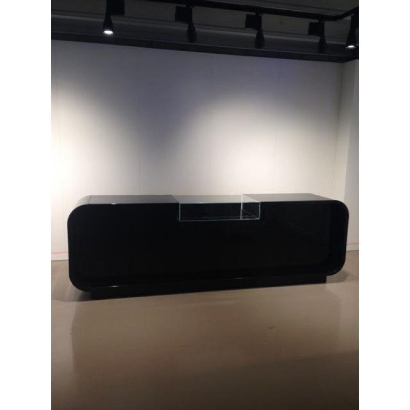 Image 1 : Comptoir magasin de couleur noire ...