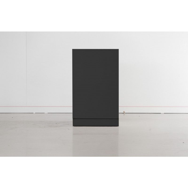 Comptoir noir avec tiroir 100 cm : Mobilier shopping