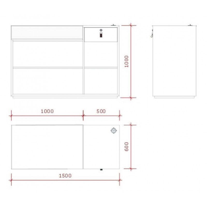 Image 3 : Comptoir de vente pour magasin ...