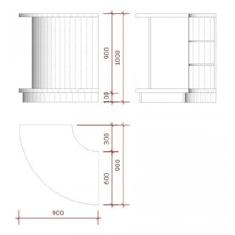 Image 2 : Dimensions : 
Largeur : 90 cm 
Hauteur ...